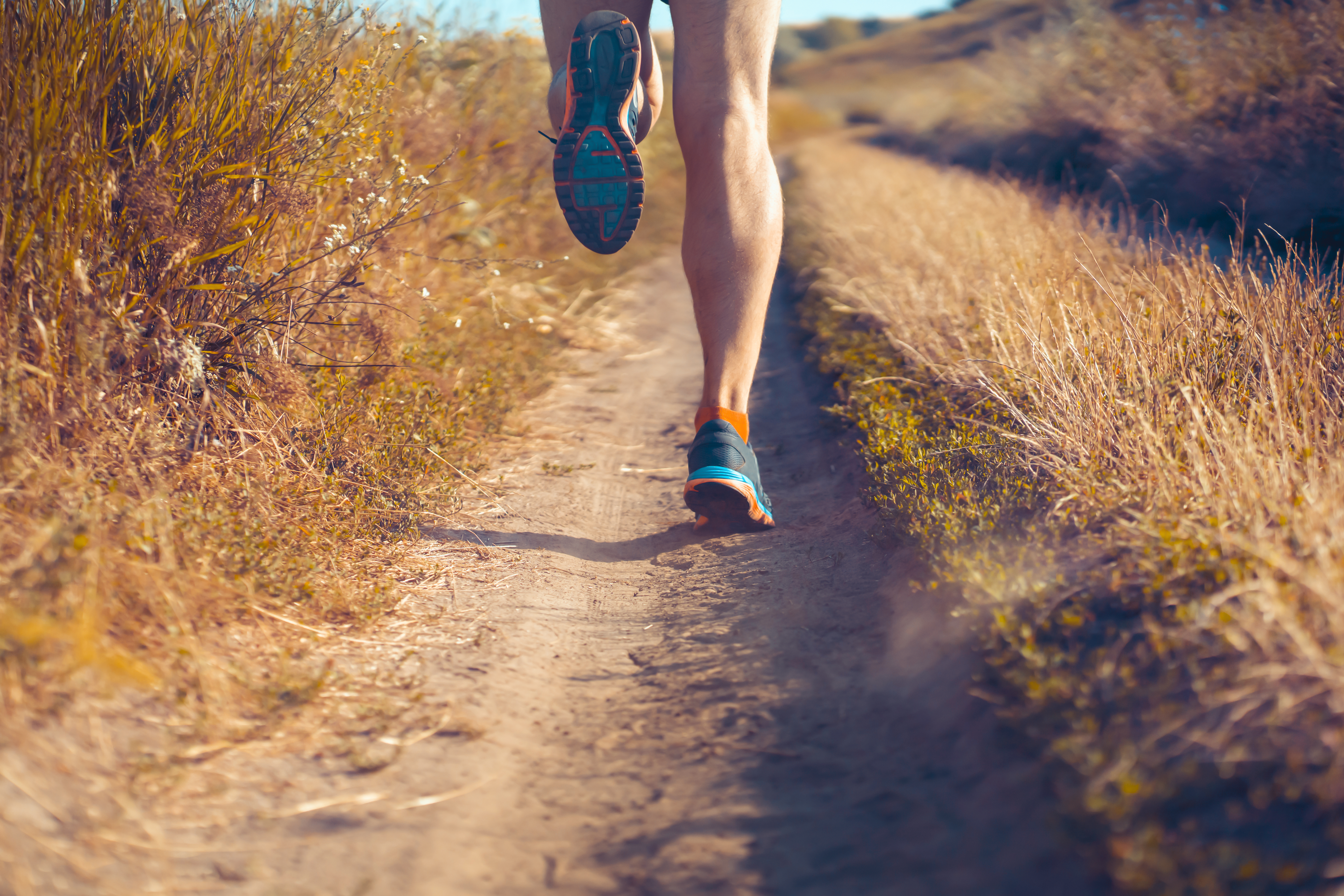 Eugen Schatz beim Lauftraining in Berlin
